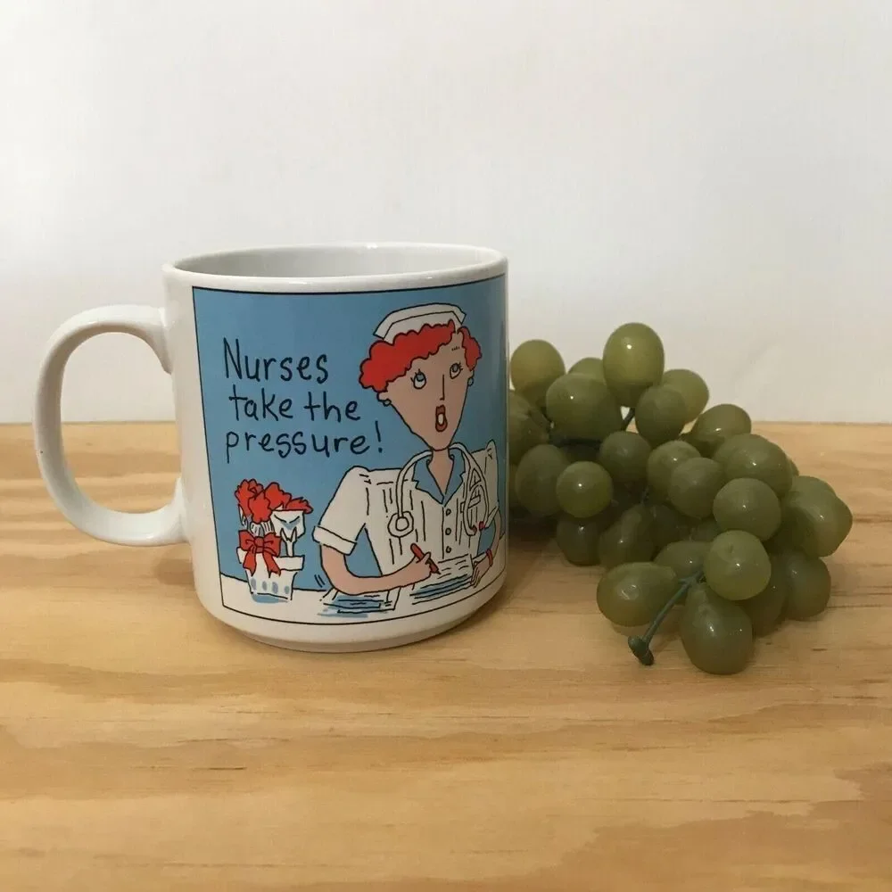 #1252 Vintage Nurse MEDICAL DR ceramic coffee mug